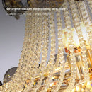 GobekUsa Crystal Chandelier: Modern Nordic Luxury for Living Room, Dining Room, Bedroom