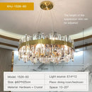 GobekUsa Crystal Chandelier: Modern Luxury, High-end, Creative Design for Living Room, Bedroom, Kitchen