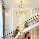 GobekUsa Crystal Chandelier: Modern Minimalist Duplex Living Room Luxury Light