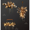 GobekUsa Crystal Duplex Chandelier - Modern Designer Lighting for Living Room