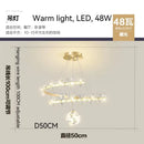 GobekUsa Crystal Flower Gold Ceiling Chandelier: Modern Luxury Nordic Living Room Light