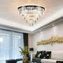 GobekUsa Crystal Flush Ceiling Light: Stylish Bedroom & Hotel Home Decor Lighting