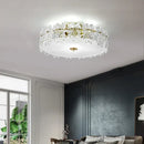 GobekUsa Crystal Glass Maple Leaf Ceiling Chandelier for Modern Luxury Minimalist Living Room