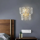 GobekUsa Crystal Glass Maple Leaf Ceiling Chandelier for Modern Luxury Minimalist Living Room