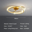 GobekUsa Crystal LED Ceiling Lights: Modern Luxury Kitchen Dining Room Lighting