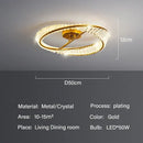 GobekUsa Crystal LED Ceiling Lights: Modern Luxury Kitchen Dining Room Lighting
