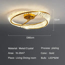 GobekUsa Crystal LED Ceiling Lights: Modern Luxury Kitchen Dining Room Lighting