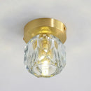 GobekUsa Crystal LED Ceiling Light Modern Gold Living Room Indoor Lighting Fixture