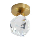 GobekUsa Crystal LED Ceiling Light Modern Gold Living Room Indoor Lighting Fixture