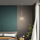 GobekUsa Crystal LED Chandelier for Nordic Bedroom, Living Room, and TV Wall