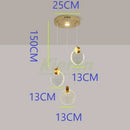 GobekUsa Crystal LED Chandelier: Modern 5head Highlight for Bedroom, Bar, Study Room Decor