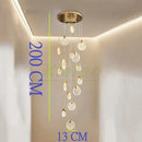 GobekUsa Crystal LED Chandelier: Modern 5head Highlight for Bedroom, Bar, Study Room Decor