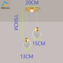 GobekUsa Crystal LED Chandelier: Modern 5head Highlight for Bedroom, Bar, Study Room Decor