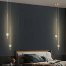 GobekUsa Crystal LED Chandelier for Nordic Bedroom, Living Room & TV Background Wall.