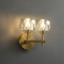 GobekUsa Crystal LED Chandelier: Modern Nordic Design Copper Ceiling Light Fixture