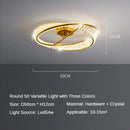 GobekUsa Crystal LED Chandelier: Luxury Modern Bedroom & Living Room Ceiling Light