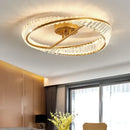GobekUsa Crystal LED Chandelier: Luxury Modern Bedroom & Living Room Ceiling Light