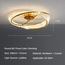 GobekUsa Crystal LED Chandelier: Luxury Modern Bedroom & Living Room Ceiling Light