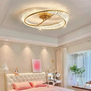 GobekUsa Crystal LED Chandelier: Luxury Modern Bedroom & Living Room Ceiling Light