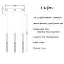 GobekUsa Crystal LED Chandelier for Staircase & Living Room