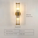 GobekUsa Crystal LED Wall Lights: Modern Luxury Decor for Kitchen, Living Room, Bedroom, Hallway