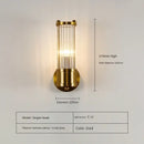 GobekUsa Crystal LED Wall Lights: Modern Luxury Decor for Kitchen, Living Room, Bedroom, Hallway