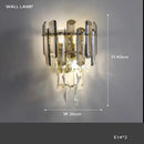 GobekUsa Crystal Round Chandelier: Modern Dining Room Lighting Fixture, Nordic Style Decoration