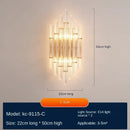 GobekUsa Crystal Wall Lamp: Modern Luxury Wireless Rechargeable Sconce Light for Bedroom & Living Room