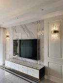 GobekUsa Crystal Wall Lamp: Modern Luxury Wireless Rechargeable Sconce Light for Bedroom & Living Room