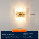 GobekUsa Crystal Wall Lamp: Modern Luxury Wireless Rechargeable Sconce Light for Bedroom & Living Room