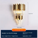 GobekUsa Crystal Wall Lamp: Modern Luxury Wireless Rechargeable Sconce Light for Bedroom & Living Room