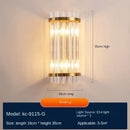 GobekUsa Crystal Wall Lamp: Modern Luxury Wireless Rechargeable Sconce Light for Bedroom & Living Room