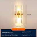 GobekUsa Crystal Wall Lamp: Modern Luxury Wireless Rechargeable Sconce Light for Bedroom & Living Room