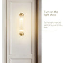 GobekUsa Crystal Wall Lights: Modern Minimalist LED Wall Sconce for Home, Living Room, Bedroom