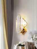 GobekUsa Crystal Wall Lamps Modern Sconce Light Fixture for Luxury Living Room Decoration
