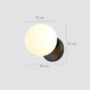 Modern gold decorbites glass ball wall lamp bedroom sconce by Decorbites