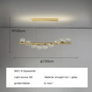 GobekUsa Glass Balls G9 LED Chandelier for Dining Room & Kitchen