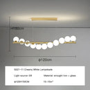 GobekUsa Glass Balls G9 LED Chandelier for Dining Room & Kitchen