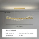 GobekUsa Glass Balls G9 LED Chandelier for Dining Room & Kitchen