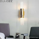 GobekUsa Iron Glass Lamps: Modern Nordic Wall Sconce Light Fixture for Living Room, Bedroom, Stairway