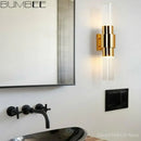 GobekUsa Iron Glass Lamps: Modern Nordic Wall Sconce Light Fixture for Living Room, Bedroom, Stairway