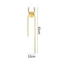 GobekUsa Deer Head Wall Lamp Gold Art Decor Living Room Bedside Light
