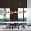GobekUsa Designer Molecule Chandelier: LED Dimmable Chrome Gold Lighting 2025 Trend