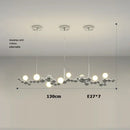 GobekUsa Designer Molecule Chandelier: LED Dimmable Chrome Gold Lighting 2025 Trend