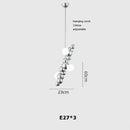 GobekUsa Designer Molecule Chandelier: LED Dimmable Chrome Gold Lighting 2025 Trend