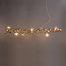 GobekUsa Designer Molecule Chandelier: LED Dimmable Chrome Gold Lighting 2025 Trend