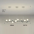 GobekUsa Designer Molecule Chandelier: LED Dimmable Chrome Gold Lighting 2025 Trend