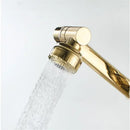 GobekUsa Gold Multifunction Bathroom Sink Faucet Hot Cold Water Mixer Deck Mounted
