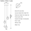 GobekUsa Diamond Crystal Ball Chandelier, Luxury LED Light Fixture for Staircase and Living Room