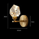 GobekUsa Diamond Crystal Brass LED Pendant Light Gold Luxury Hanglamp